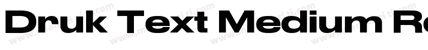 Druk Text Medium Reg字体转换